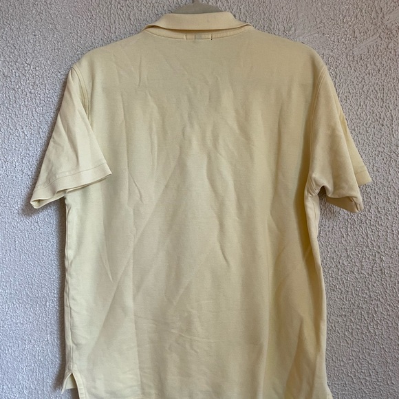 Paul Stuart Cotton Piqué Logo Polo in butter yellow - Picture 4 of 6